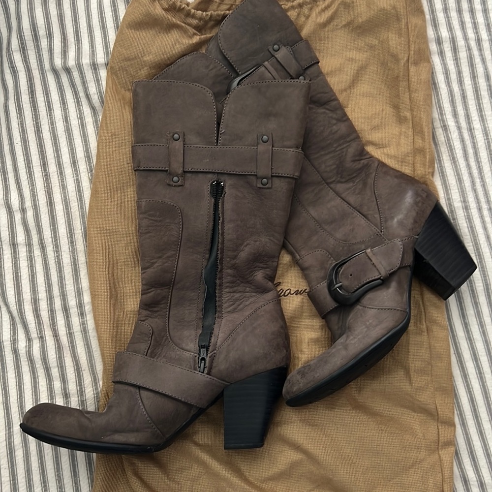 Born Brown Heeled Boots
